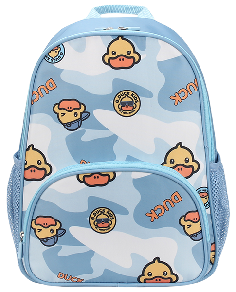 Factory supply licensed G.Duck cartoon kids backpack, custom print nylon children school bag bulk wholesale